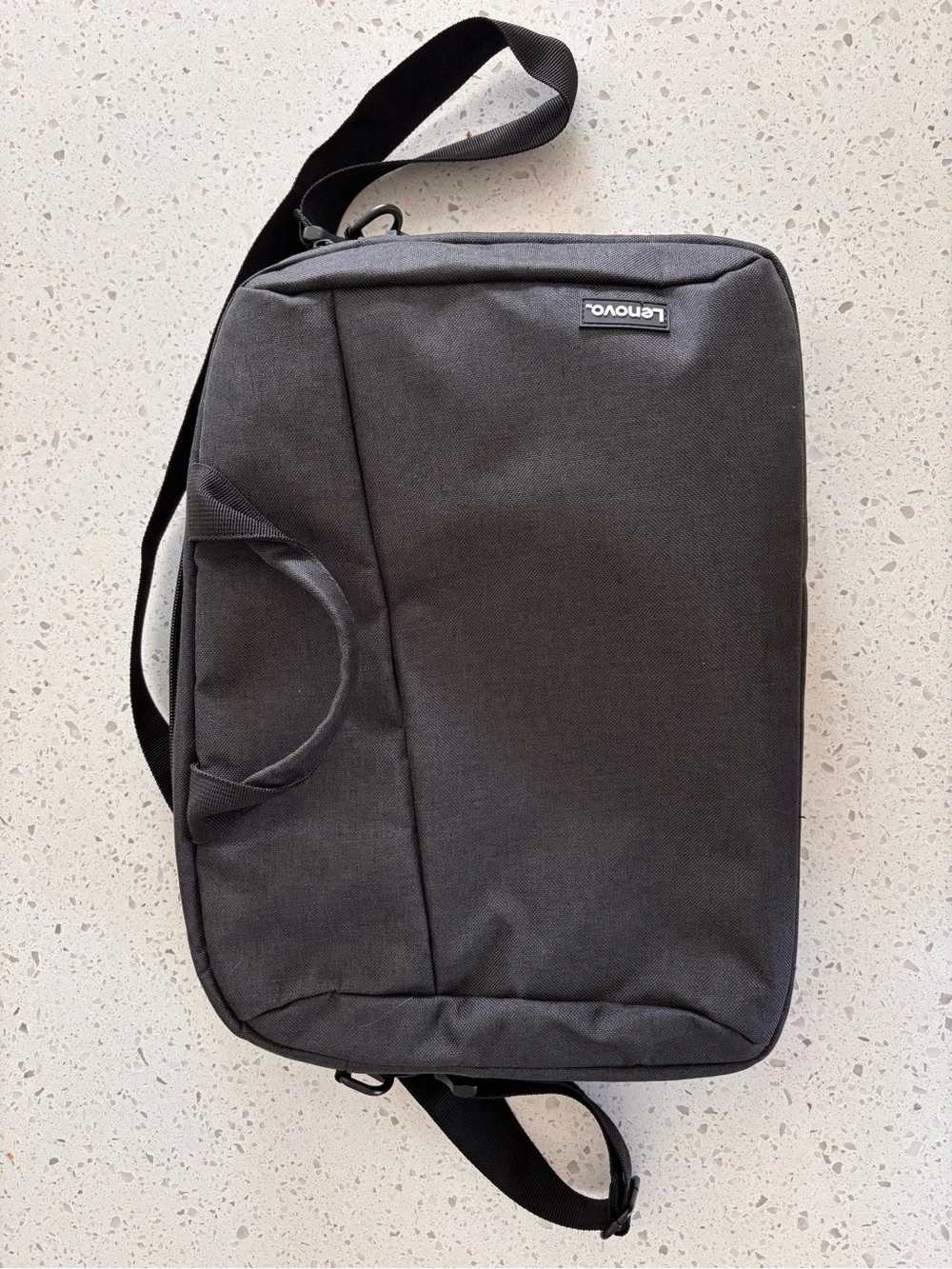 Lenovo Dark Gray Slim Laptop Shoulder Bag for Men